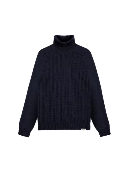Sweter z golfem Colmar niebieski