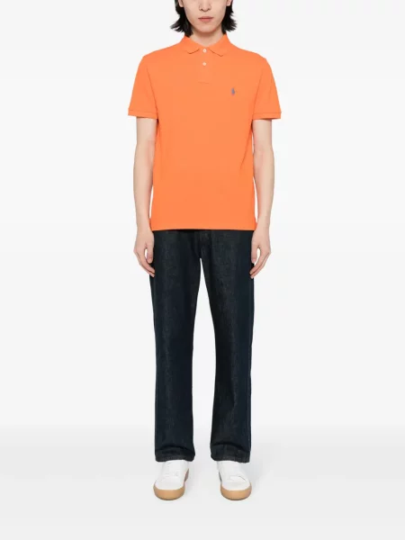 Поло тениска Polo Ralph Lauren бродирана синьо