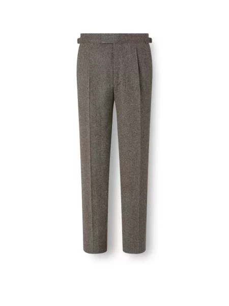 Pantaloni Zegna de lână gri