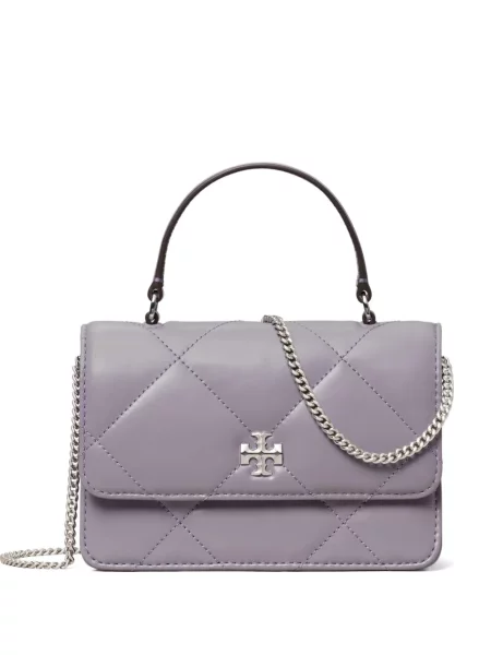 Mini diamant top Tory Burch matlasat violet