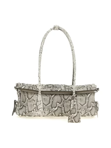Torebka Maison Margiela skórzana szara