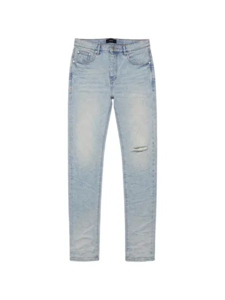 Blugi skinny Purple Brand skinny fit albastru