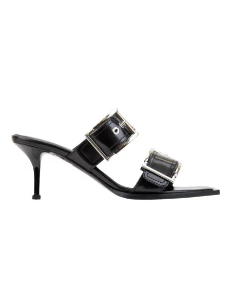Klapki Alexander Mcqueen czarne