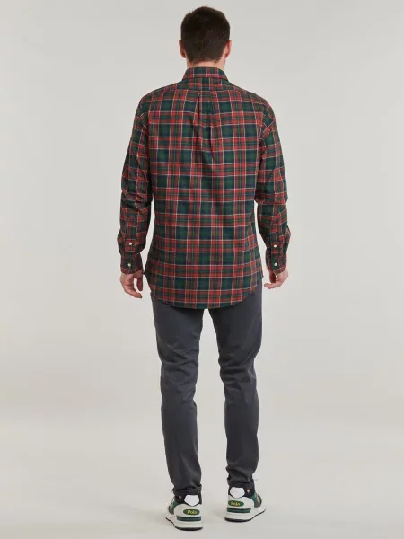 Kostkovaná keprová košile Polo Ralph Lauren