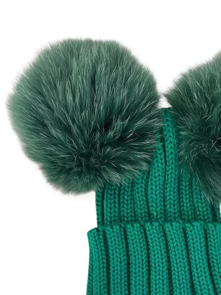 Czapka dziecięca Cuffie Regina zielona