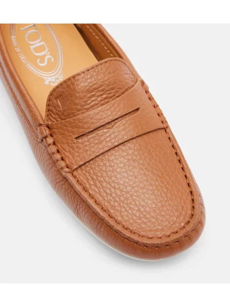 Pantofi loafer Tod's din piele maro