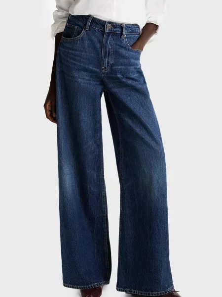Широкі джинси Tommy Hilfiger сині