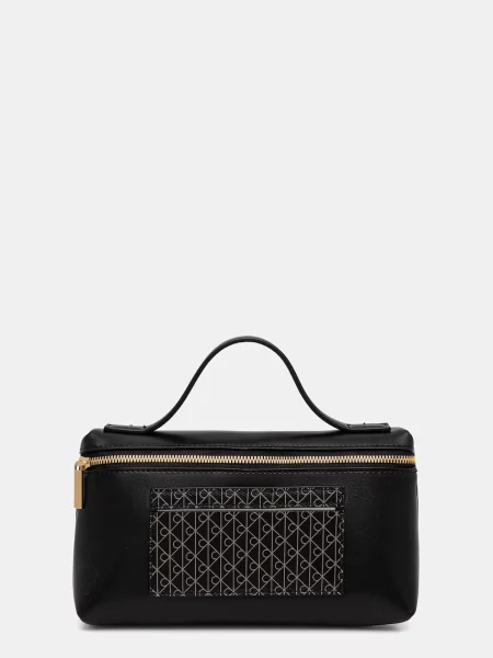 Pungă cosmetică Calvin Klein Jeans negru