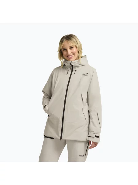 Geacă de schi pentru femei Jack Wolfskin Flowline Pro 2L Ins pale sand