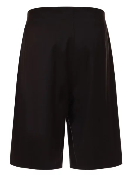Pantaloni scurți Just Cavalli plisate negru