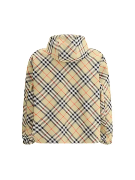 Kurtka Burberry z kapturem beżowa