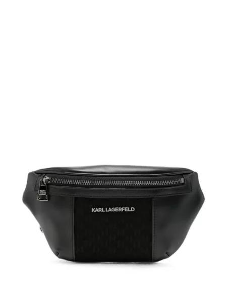 Curea Karl Lagerfeld cu autograf negru