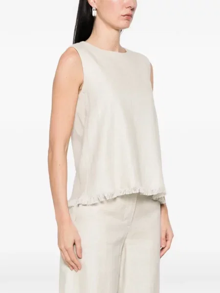 Top S Max Mara z frędzli