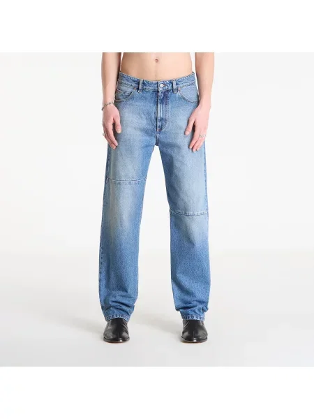 Hlače Mm6 dizajn s pet džepova plava