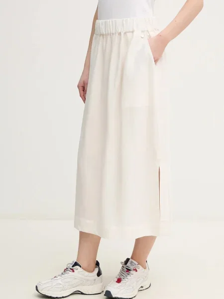 Mos Mosh spódnica midi prosta beżowy
