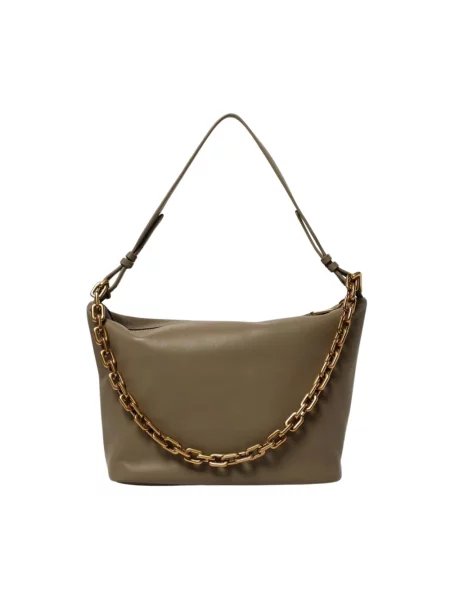 Torebka hobo Emporio Armani skórzana brązowa