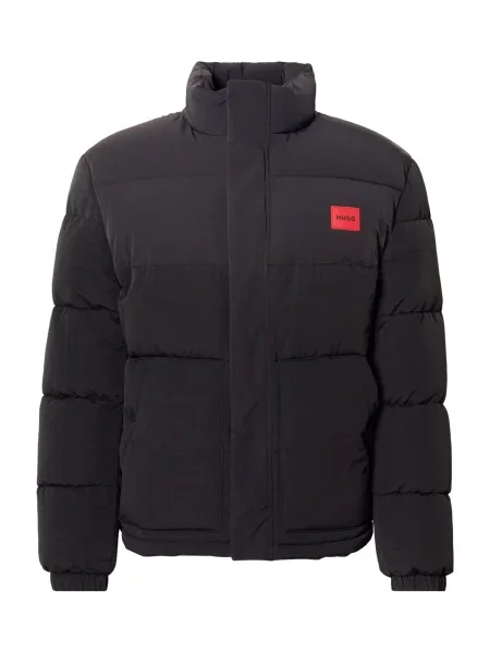 HUGO Geacă de primăvară-toamnă negru