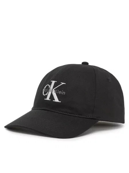 Καπέλο Jockey Calvin Klein Jeans Μαύρο λευκό