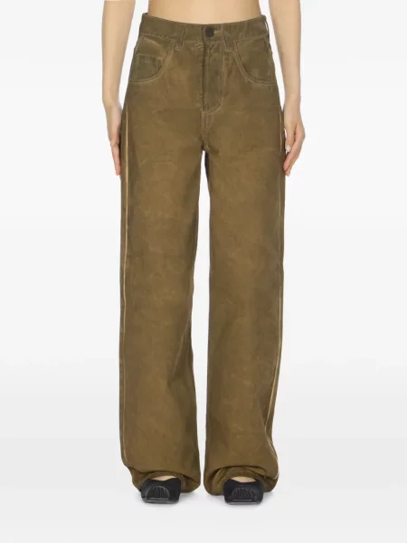 Pantaloni Uma Wang maro