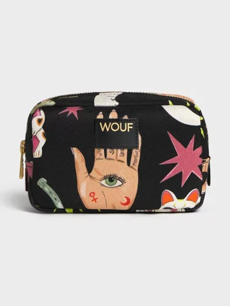Putna kozmetička torbica WOUF Fortuna 15 x 10 x cm crna