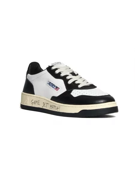 Sneakers Autry Medalist Low Man White/ Black EUR 43 białe