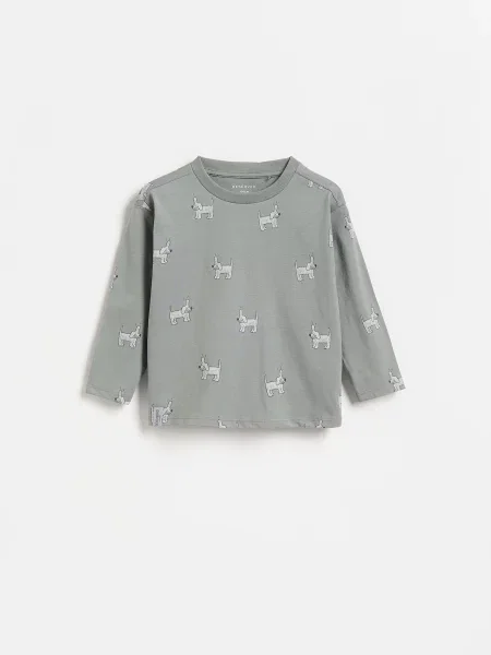 Reserved longsleeve jasnoszary
