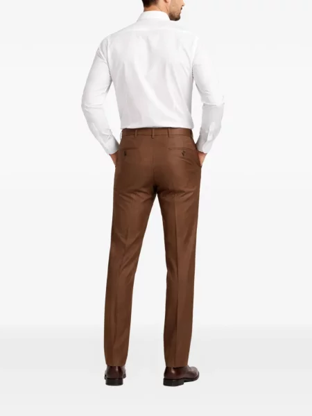 Pantaloni Franzese Collection fără toc maro