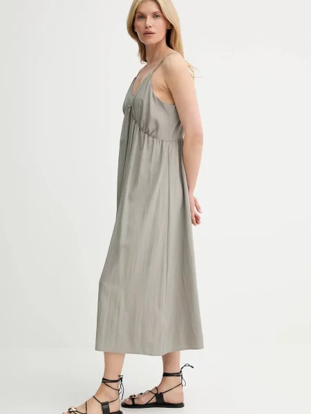 Сукня Answear Lab midi розкльошена зелений