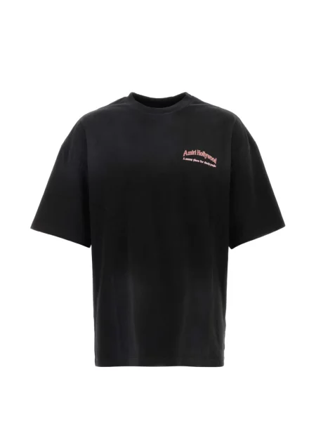 Tricou Amiri cu imagine negru