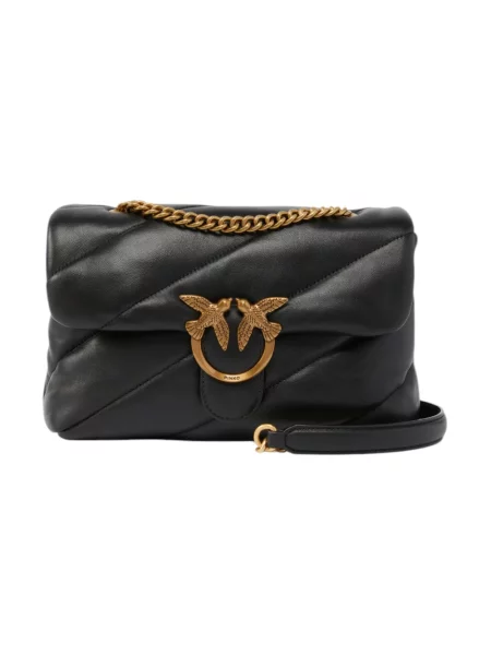 Torebka Pinko zamszowa czarna