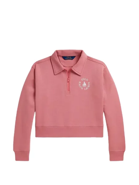 Bluza rozpinana dziecięca Polo Ralph Lauren różowa
