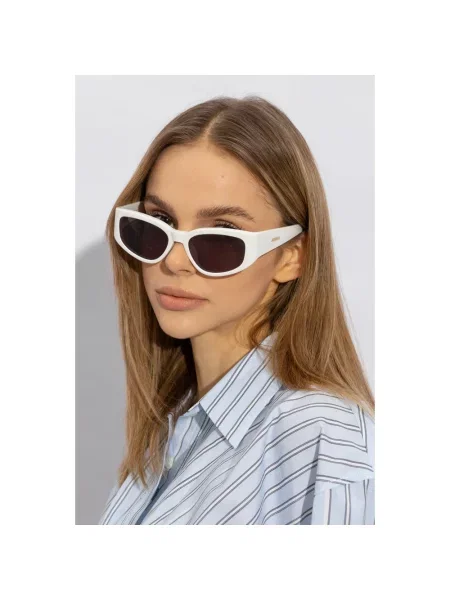 JACQUEMUS Okulary przeciwsłoneczne biały