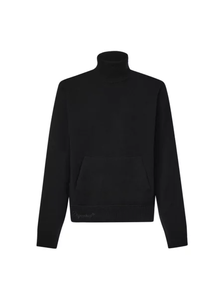 Sweter Dsquared2 wełniany czarny