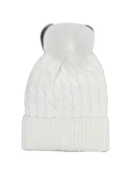 Căciulă Moncler Grenoble tricotate alb
