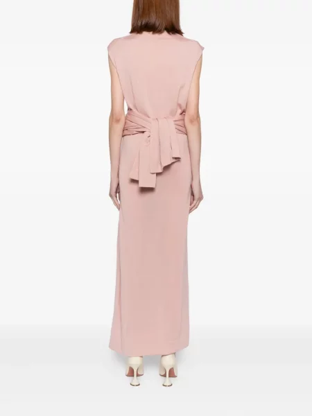 Rochie Jil Sander drapată de costum roz