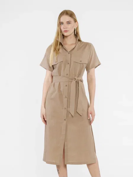 Arber Сукня міді бежевий
