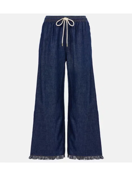 Blugi Zimmermann cu franjuri albastru