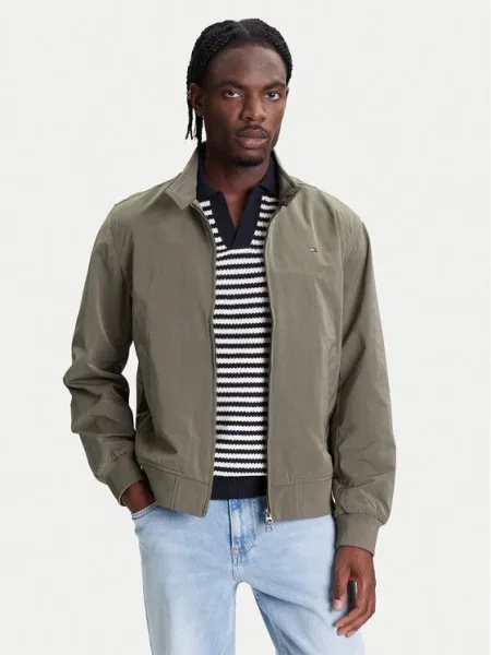 Tommy Hilfiger Bomber dzseki Harrington zöld