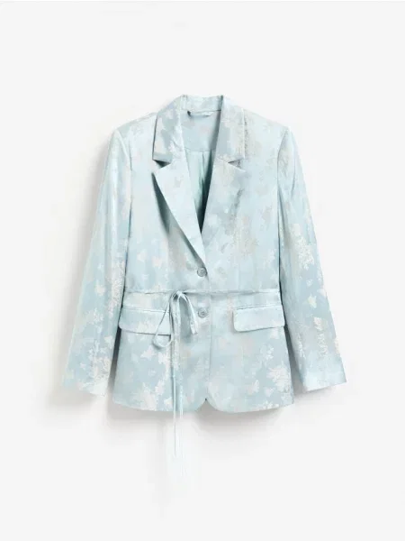 Reserved LADIES` BLAZER albastru-deschis albastru