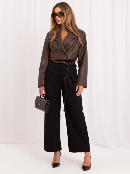 Culotte hlače Italy Moda crna