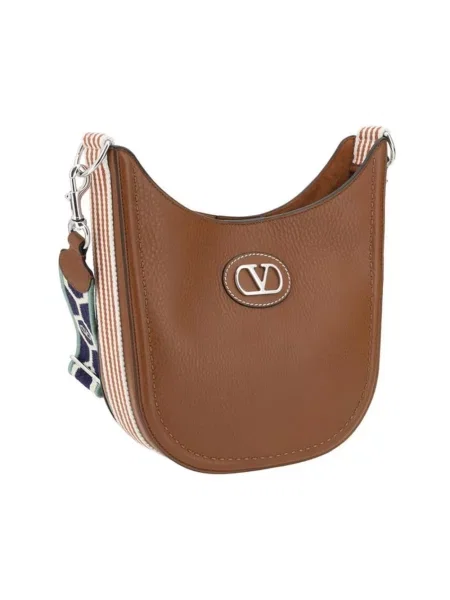 Torebka crossbody Valentino Garavani brązowa