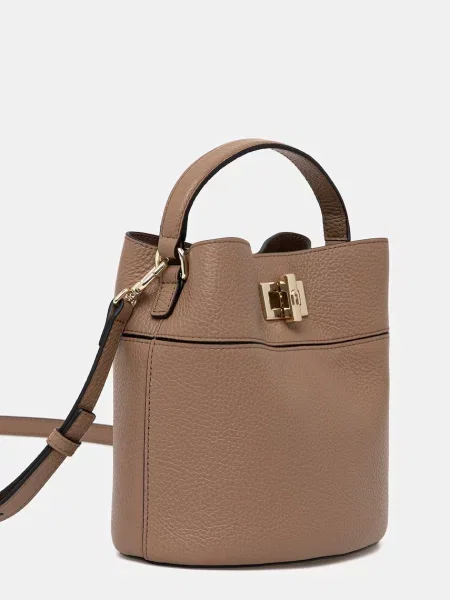 Кожаная мини сумка ведро Furla