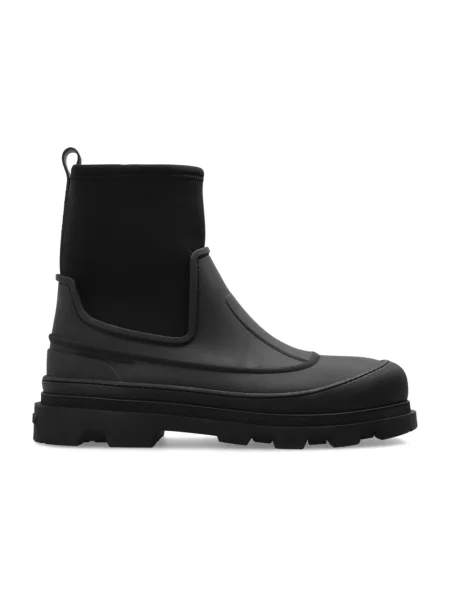 Sztyblety Moncler skórzane czarne