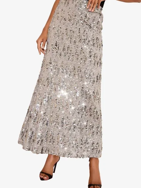 Friends Like These Fustă argintiu