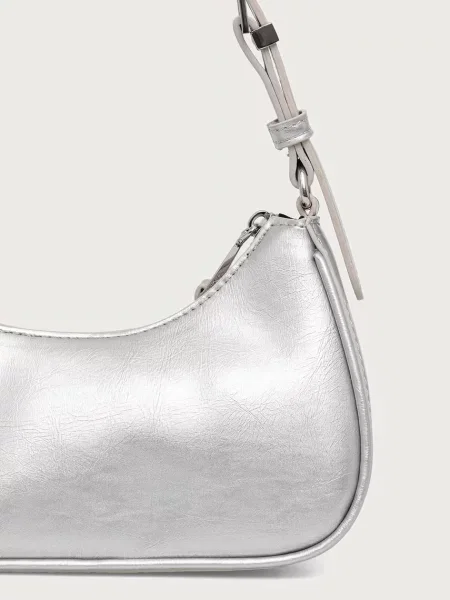 Кожаная сумка хобо Aldo
