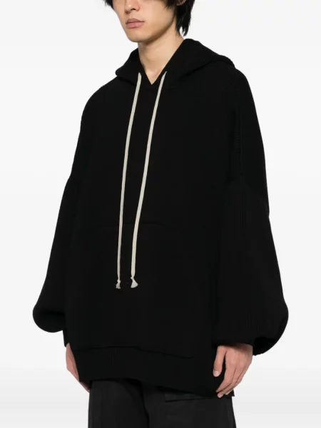 Hanorac cu glugă Rick Owens negru