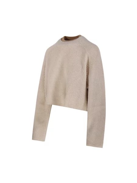 Sweter Max Mara wełniany beżowy