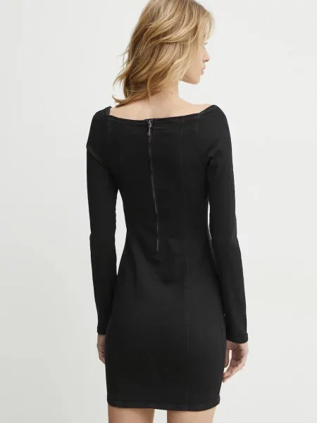 Мини джинсовое платье Guess черное