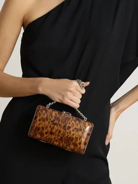 Кожаный клатч Lauren Ralph Lauren