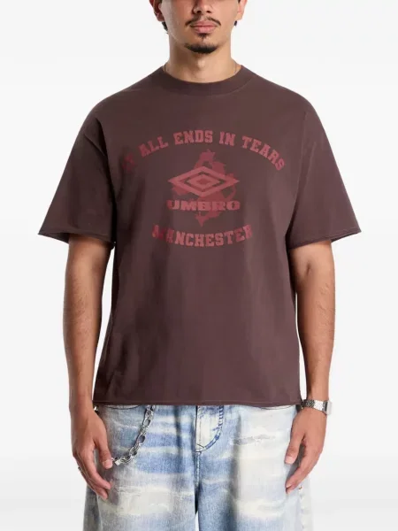 Tricou Umbro cu imagine maro